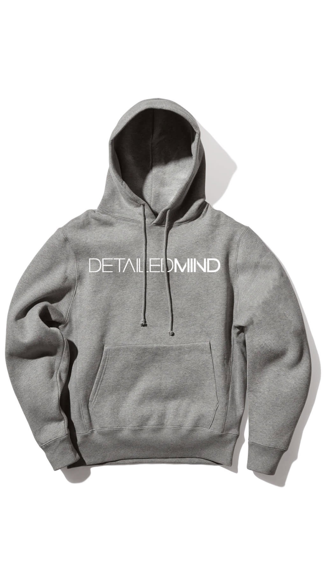 DETΛILED𝗠𝗜𝗡𝗗® HOODIE |GREY\WHITE|