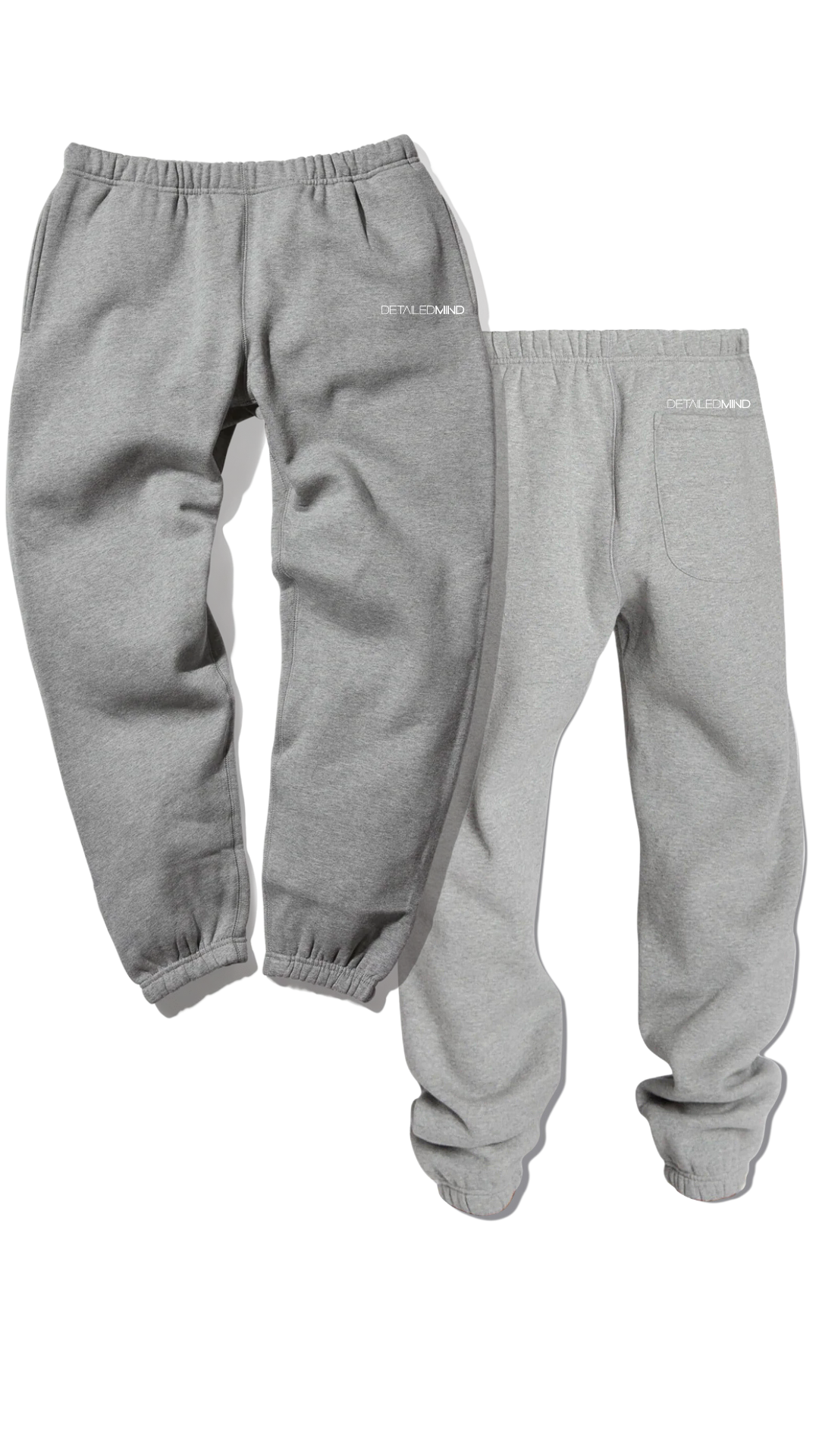 DETAILEDMIND® SWEATPANT |STEEL\BLANCO|