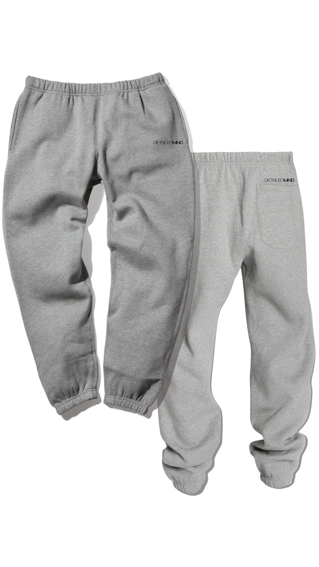 DETΛILED𝗠𝗜𝗡𝗗® SWEΛTPANTS |HEΛTHER GREY\BLΛCK |