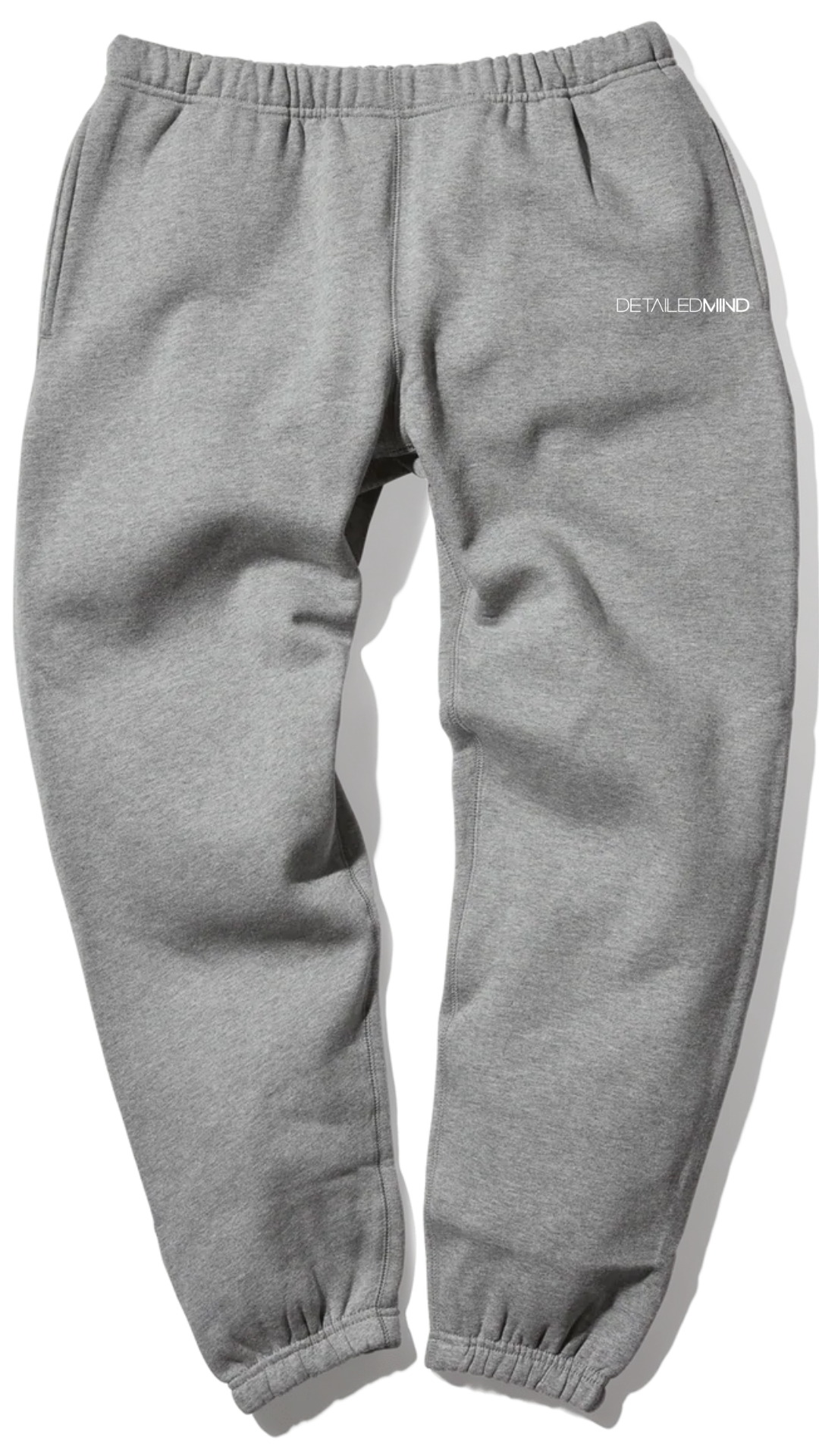 DETΛILED𝗠𝗜𝗡𝗗® SWEΛTPANTS |HEΛTHER GREY\WHITE|