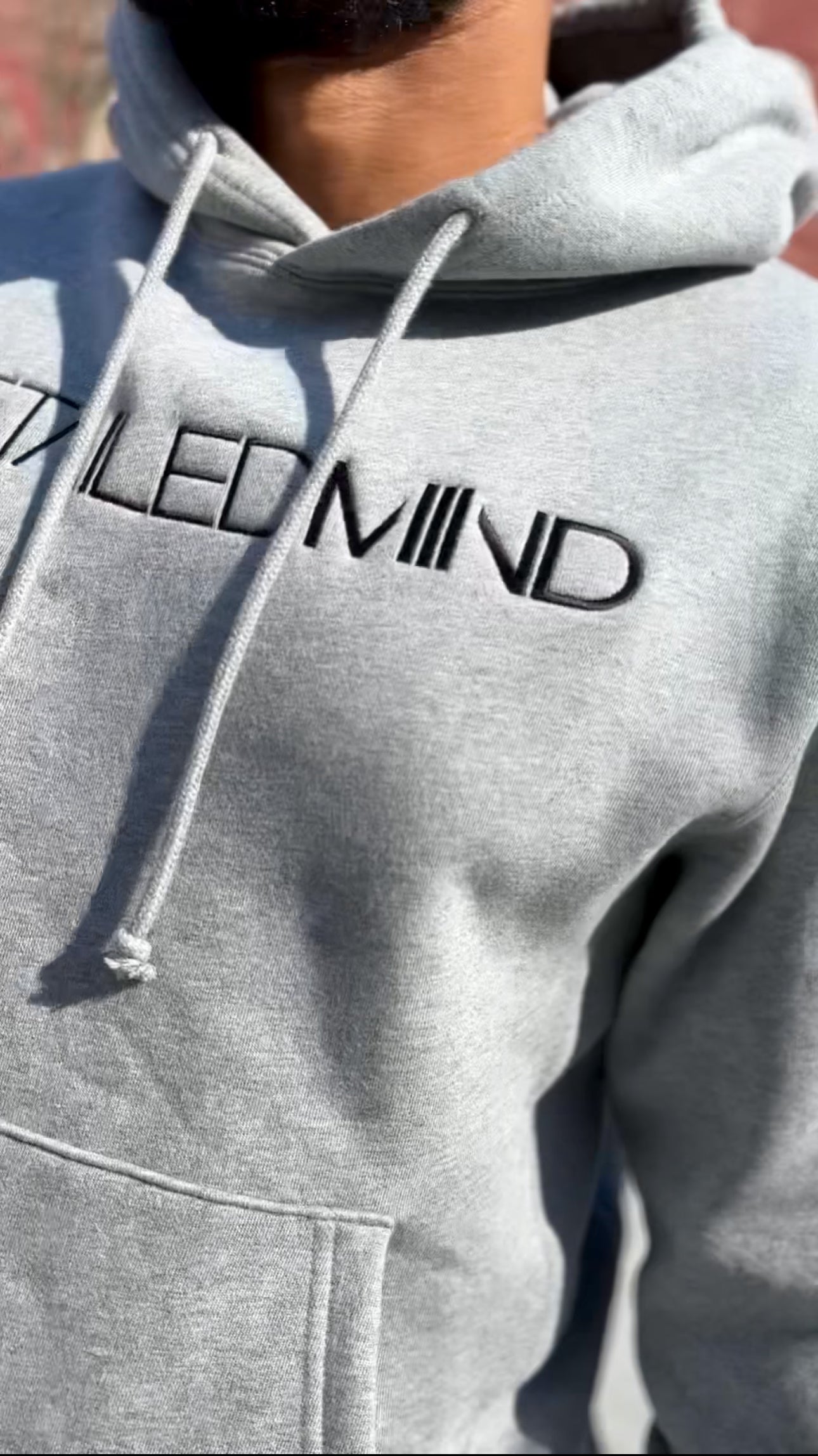 DETΛILED𝗠𝗜𝗡𝗗® HOODIE |GREY\BLΛCK|