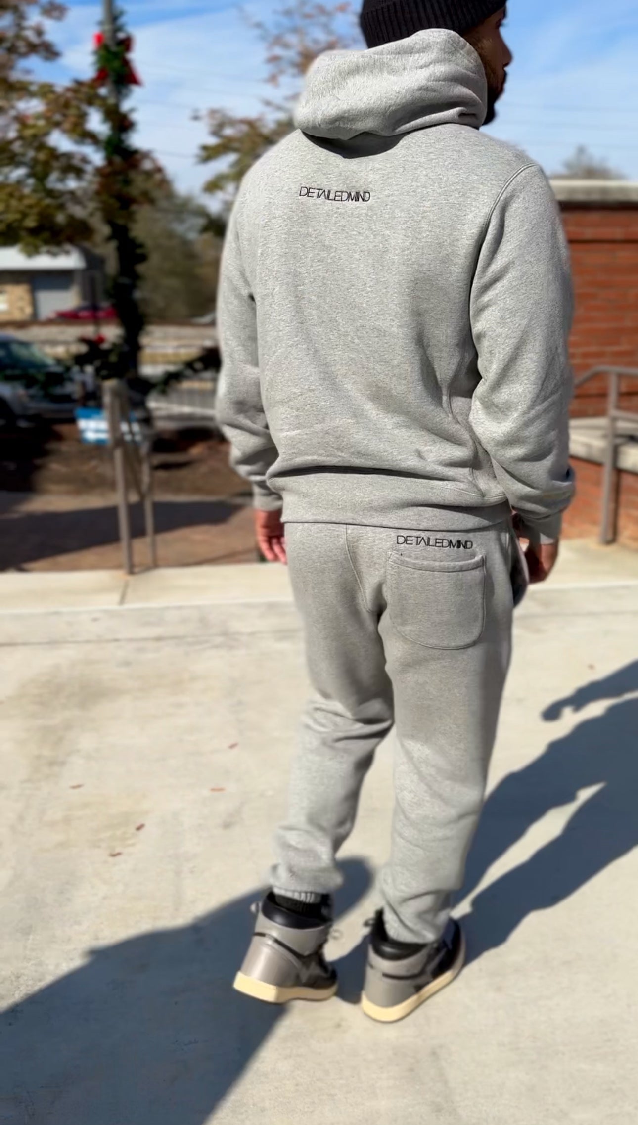 DETΛILED𝗠𝗜𝗡𝗗® SWEΛTPANTS |HEΛTHER GREY\BLΛCK |