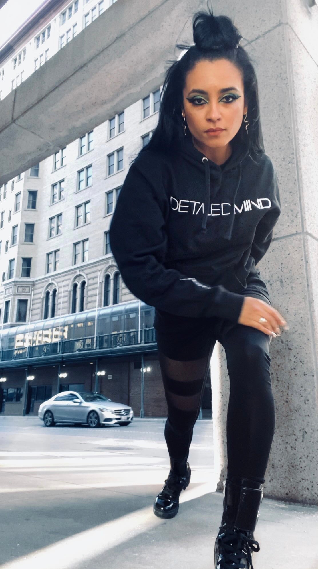 DETΛILED𝗠𝗜𝗡𝗗® HOODIE |BLΛCK\WHITE|