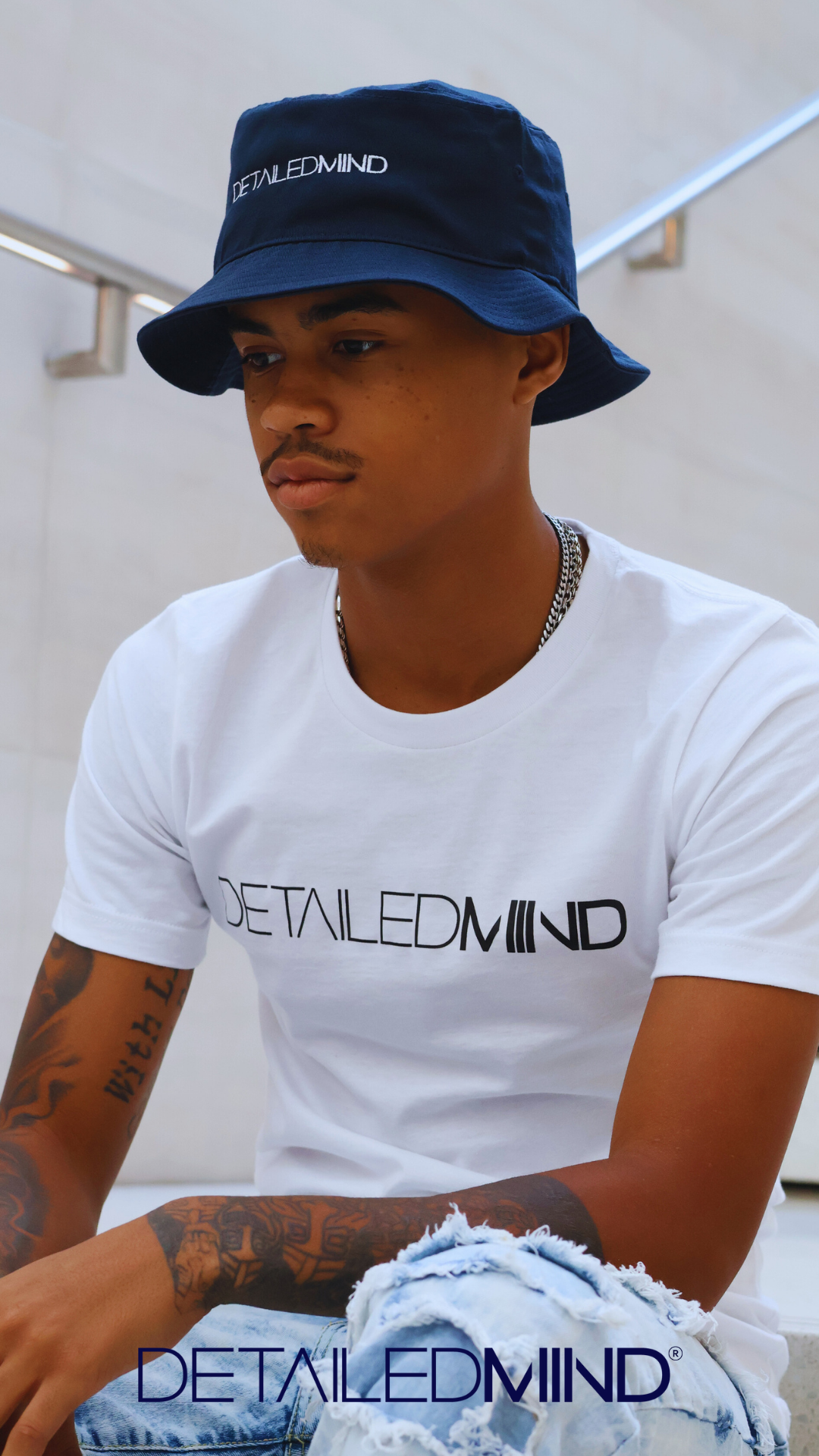 DETAILEDMIND® BUCKET HAT |NAVY|