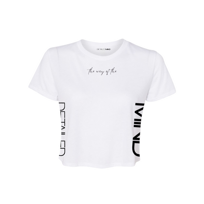 DETAILEDMIND® THE WAY OF THE MIND | CROP TOP |BLANCO|