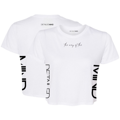 DETAILEDMIND® THE WAY OF THE MIND | CROP TOP |BLANCO|